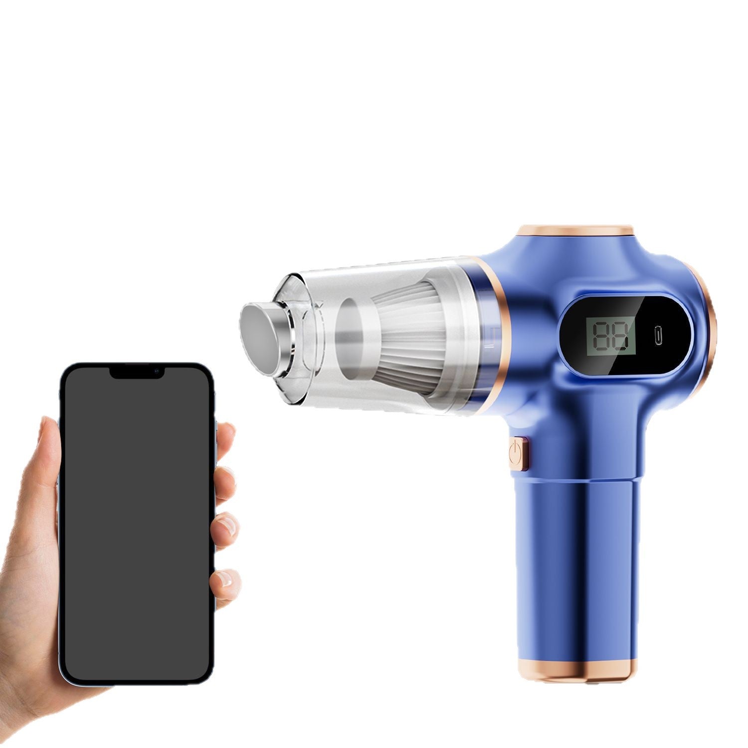 Wireless portable high-suction vacuum cleaner simivacuum