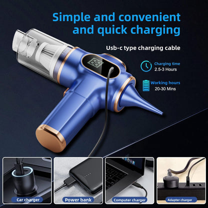 Wireless portable high-suction vacuum cleaner simivacuum
