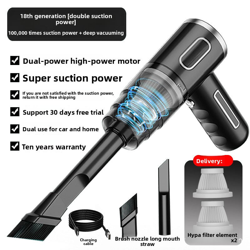 Wireless portable high-suction vacuum cleaner simivacuum